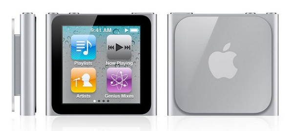 Yepyeni tasarımıyla 6.Nesil iPod Nano; artık Multi-Touch destekliyor