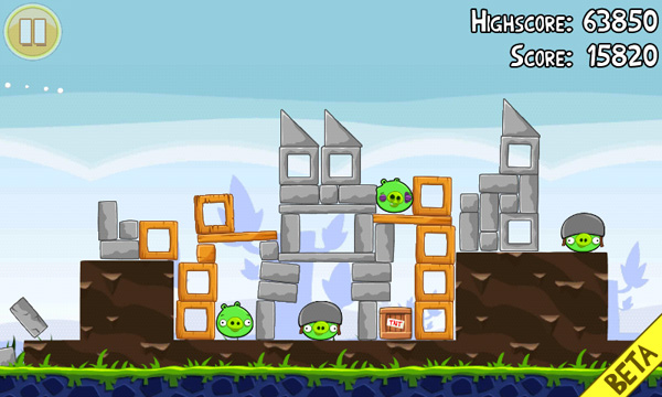 Angry Birds BETA, Android Market'de!