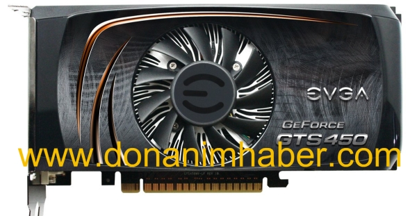 EVGA'nın GeForce GTS 450 modeli gün ışığına çıktı