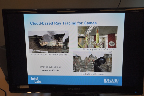 IDF 2010: Intel bulut tabanlı Ray Tracing ile netbook'larda gelişmiş oyun deneyimi sunmayı planlıyor