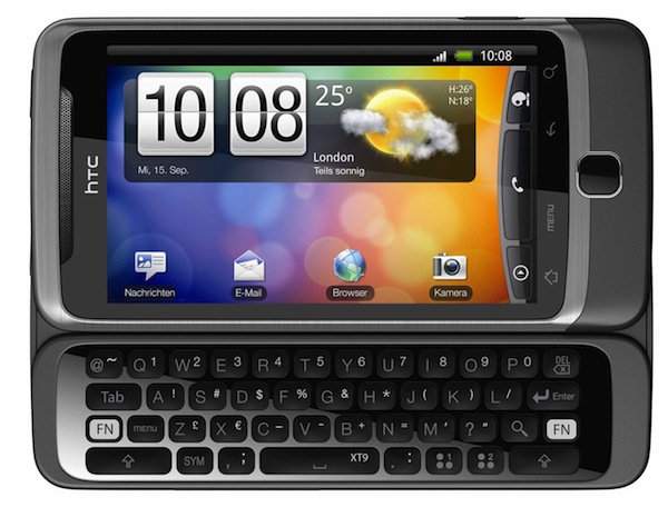 HTC yeni telefonlarını duyurdu: 4.3-inç ekranlı Desire HD ve QWERTY klavyeli Desire Z