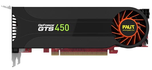 Palit düşük profilli GeForce GTS  450 modelini duyurdu