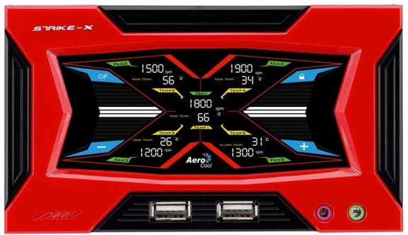 Aerocool'dan dokunmatik ekranlı yeni fan kontrolcüsü