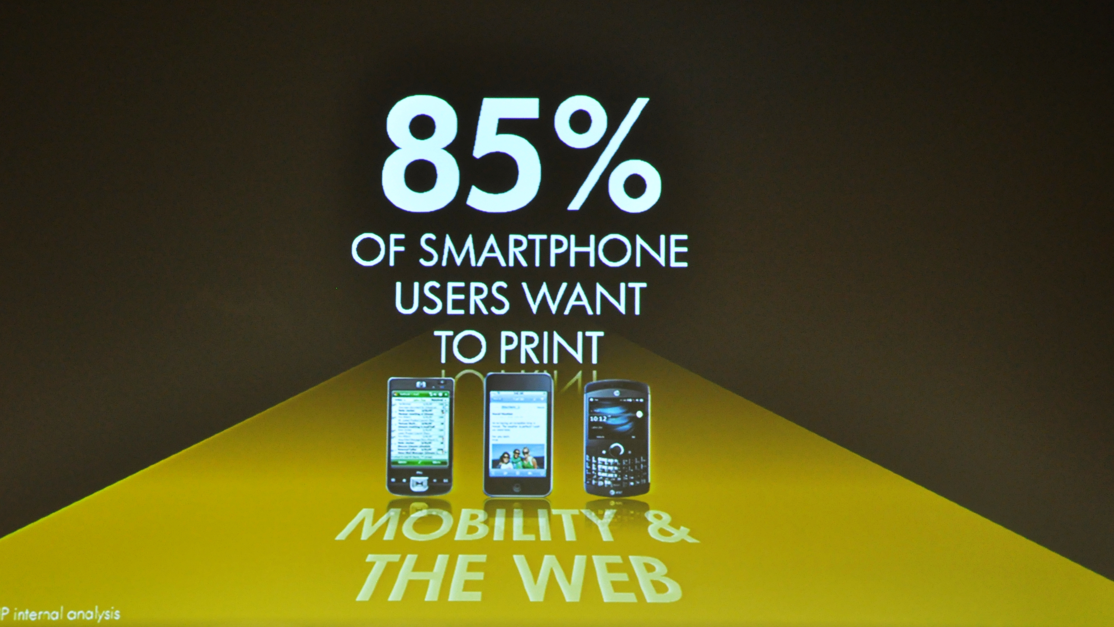 HP Innovation Summit '10: Akıllı telefon kullanıcılarının %85'i yazıcıdan çıktı almak istiyor