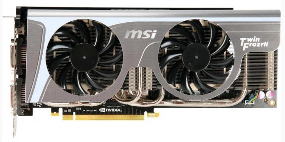 MSI özel tasarımlı GeForce GTX480 Twin Frozr II modelini duyurdu