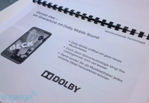 HTC HD7, Dolby Mobile desteği ile geliyor