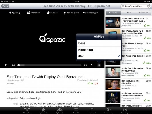 iOS 4.2 Beta 3; AirPlay desteği uygulamaya özel mi oluyor ?