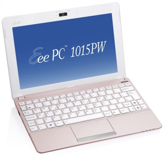 Asus yeni netbook modeli Eee PC 1015PW'yi Avrupa'da satışa sunuyor