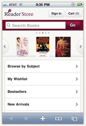 Sony, iOS ve Android için Reader isimli e-kitap uygulaması hazırlayacak