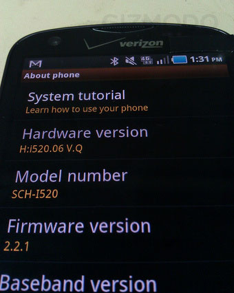4G destekli ve Android işletim sistemli Samsung SCH-i520 ile ilgili ilk görüntü sızdırıldı