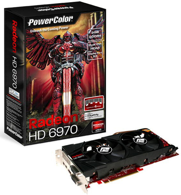 PowerColor özel tasarımlı Radeon HD 6950 ve HD 6970 modellerini duyurdu