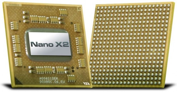 VIA çift çekirdekli Nano X2 işlemcilerini duyurdu