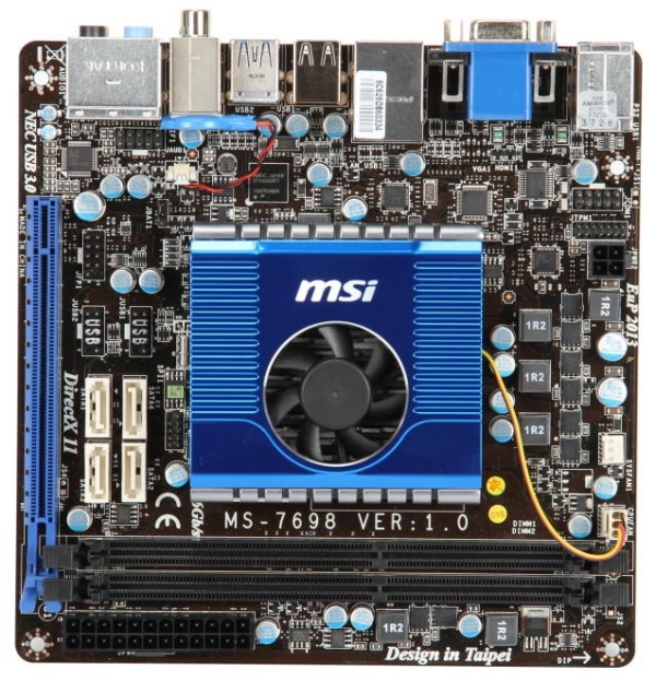 MSI, AMD Fusion işlemcili Mini-ITX anakartını tanıttı