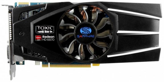 Sapphire, Radeon HD 6870 Vapor-X ve HD 6870 Toxic modellerini duyurdu