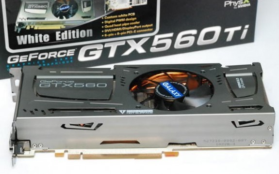 Galaxy'nin özel tasarımlı GeForce GTX 560 Ti modelleri göründü