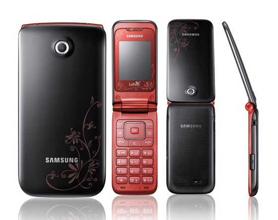 Samsung'dan La Fleur serisi dört farklı telefon: S7230, S5250, C3530 ve E2530