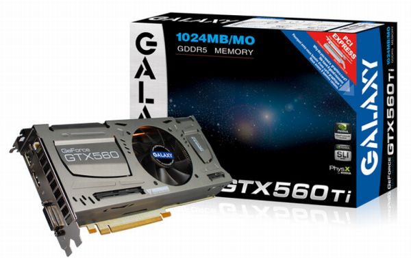 Galaxy'den yüksek kaliteli komponentlere sahip Beyaz PCB'li GeForce GTX 560 Ti White Edition