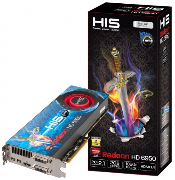 HIS hız aşırtmalı olarak gelen Radeon HD 6900 Turbo Fan serisi ekran kartlarını duyurdu