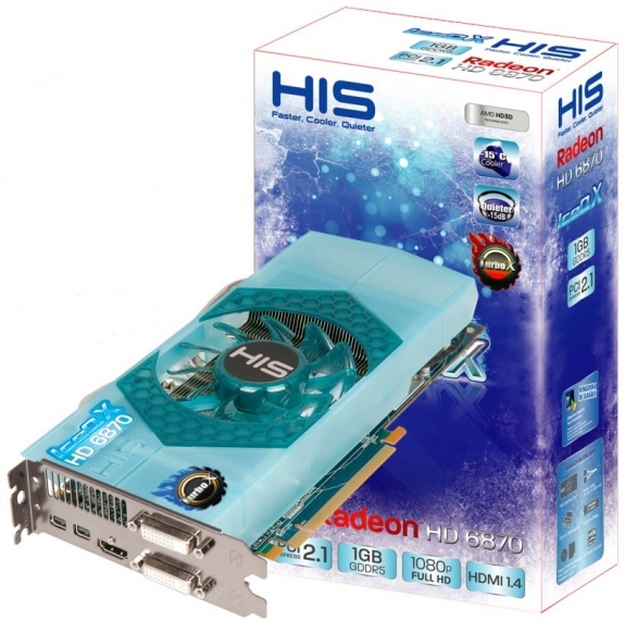 HIS özel tasarımlı Radeon HD 6870 IceQ X modellerini duyurdu