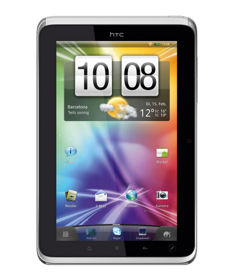 HTC'nin Android tableti Flyer için Almanya'da 669 Euro'dan ön sipariş alınıyor