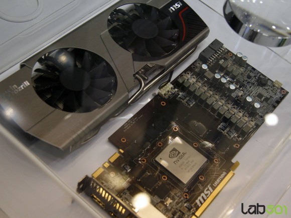 MSI, GeForce GTX 580 Lightning modelini sergiliyor