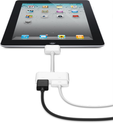 Apple'dan iPad 2 ile birlikte iki yeni aksesuar; Smart Cover ve Digital AV kiti