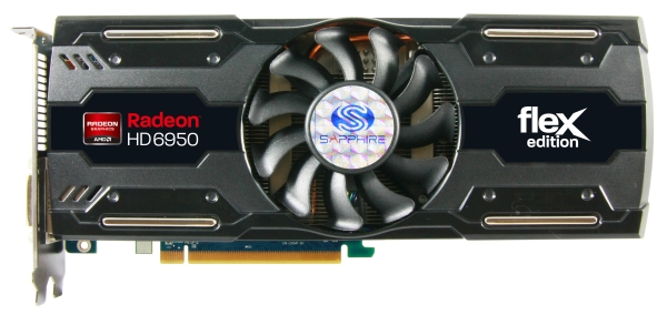 Sapphire özel tasarımlı Radeon HD 6950 FleX modelini kullanıma sunuyor