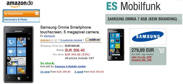 Windows Phone 7'li telefonlarda büyük fiyat indirimi