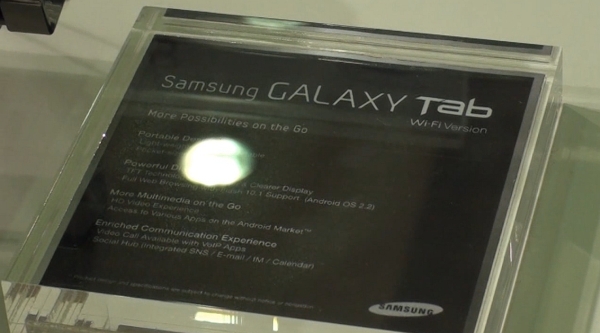 Özel Haber: Samsung Galaxy Tab WiFi gün ışığına çıktı