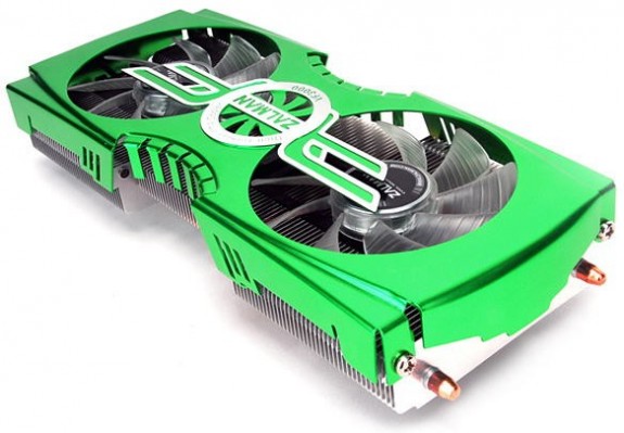 Zalman'dan Nvidia'nın GeForce GTX 570 ve 580 modelleriyle uyumlu yeni soğutucu; VF3000F