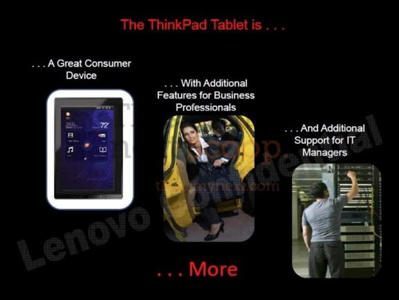 İşte Lenovo'nun beklenen tablet bilgisayarı; ThinkPad Tablet