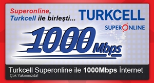 Turkcell Superonline 1000 Mbps Hizinda Fiber Internet Hizmetini Duyurdu