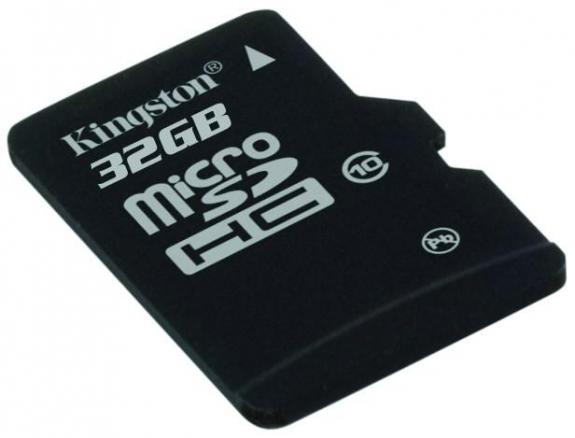 Kingston 32GB kapasiteli Class 10 microSDHC bellek kartını duyurdu