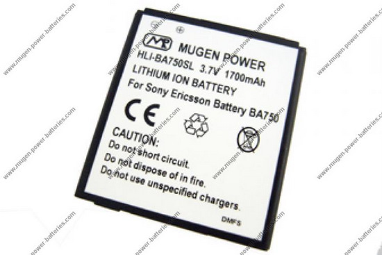 Mugen Power'dan Sony Ericsson Xperia Arc'a özel 1700 mAh ve 4500 mAh'lık batarya