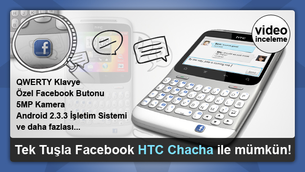 htc chacha facebook a ozel android telefon video inceleme