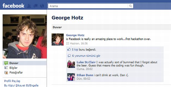 iPhone'u kıran ünlü hacker George Hotz, Facebook için çalışmaya başladı
