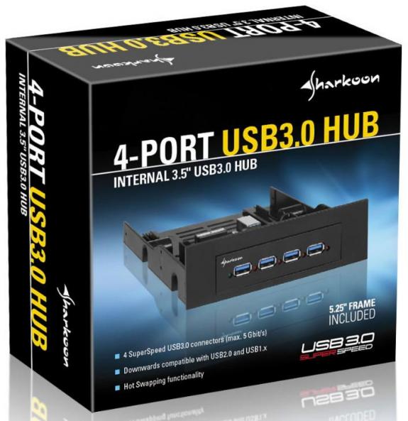 Sharkoon dört portlu USB 3.0 çoklayıcısını kullanıma sundu