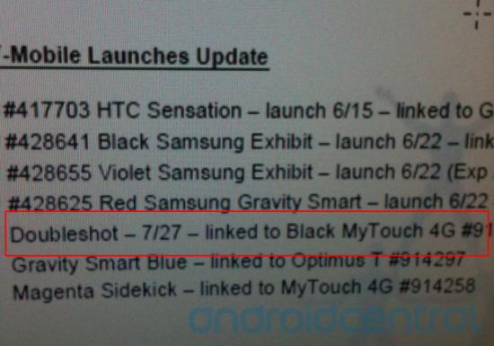 HTC myTouch 4G Slide'ın, 27 Temmuz'dan itibaren satışına başlanabilir 