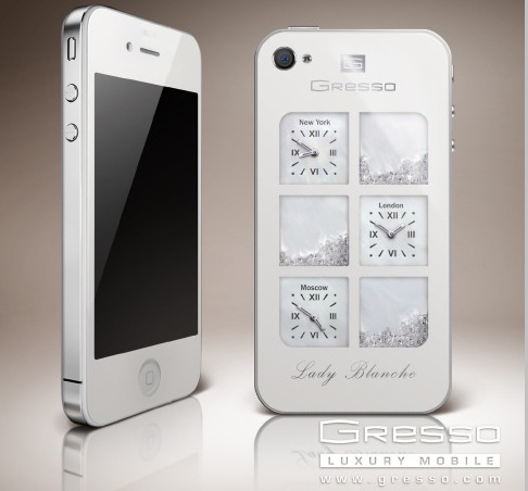 Gresso, iPhone 4'ü yeniden yorumladı; iPhone 4 Time Machine Lady Blanche Edition