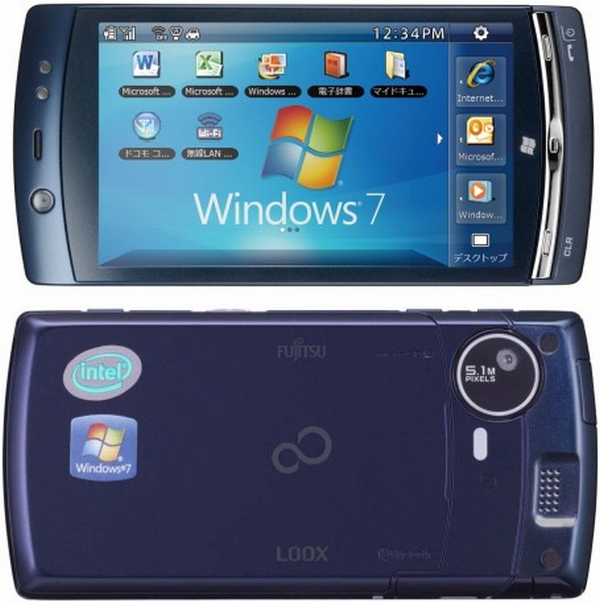 Fujitsu, Intel Atom işlemcili ve Windows 7'li akıllı telefonu F-07C'yi satışa sunuyor
