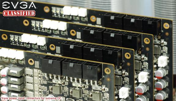 EVGA GeForce GTX 580 Classified, 3GB GDDR5 bellekle geliyor