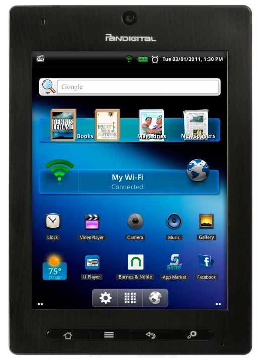 Pandigital'den bütçe dostu Android tabletler : Nova, Planet ve Star