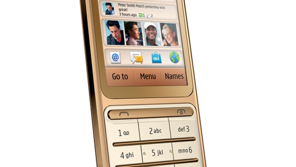 nokia dan 1 ghz islemcili ve 18 ayar altin kaplamali cep telefonu c3 01 gold edition donanimhaber