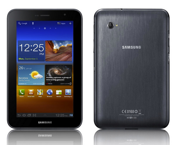 Samsung, Android 3.2 işletim sistemli tableti Galaxy TAB 7.0 Plus'ı tanıttı