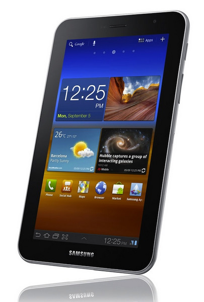 Samsung, Android 3.2 işletim sistemli tableti Galaxy TAB 7.0 Plus'ı tanıttı