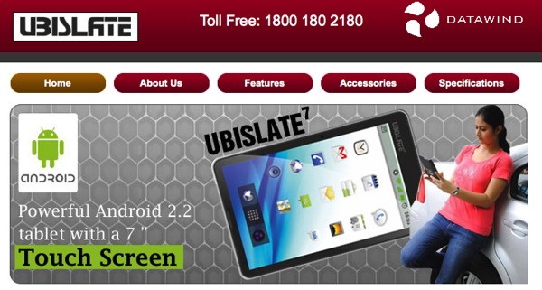 Hindistan'ın en ucuz tableti Ubislate 7 olarak piyasaya çıkıyor
