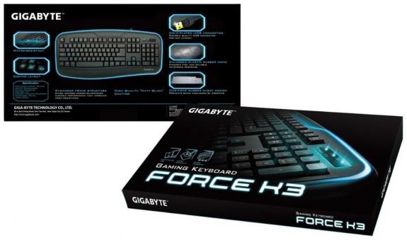 Gigabyte'dan yeni oyuncu klavyesi; Force K3