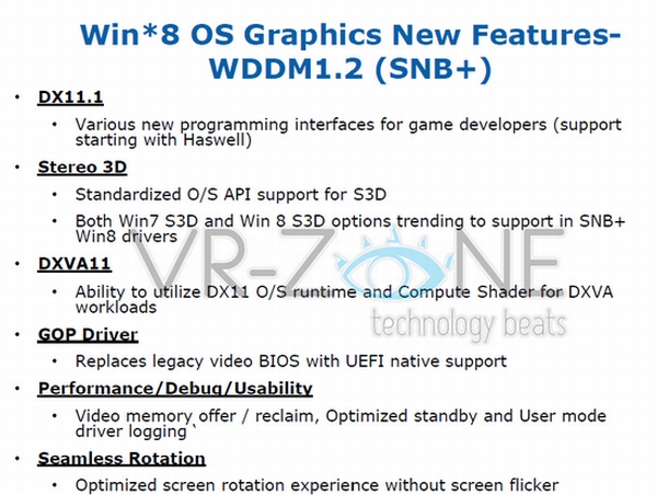 Windows 8'in yenilikleri arasında DirectX 11.1 de olacak