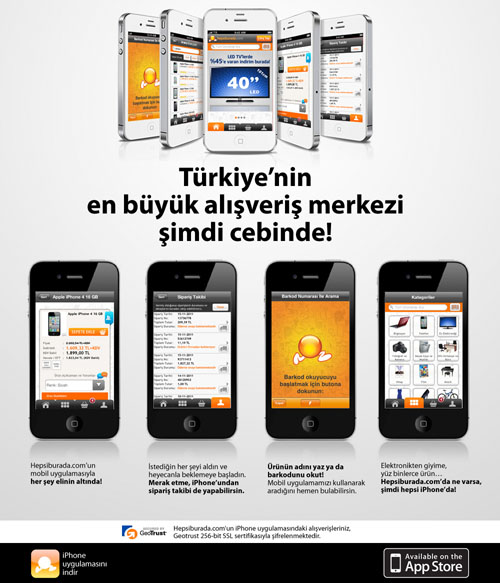 E-ticaretin lideri Hepsiburada.com artık iPhone'da !