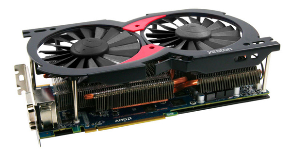 Yeston özel tasarımlı Radeon HD 7970 için hazırladığı soğutucuyu gösterdi